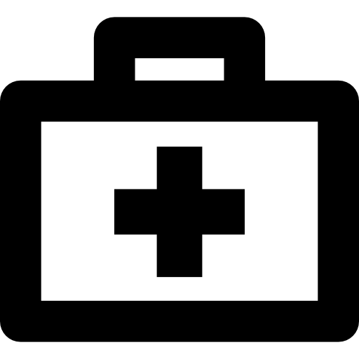 Medical Kit With Plus Sign Outline Icons Free Download