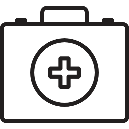 First, Aid, Box, Kit, Medical, Box Icon Free Of Medical Black Line