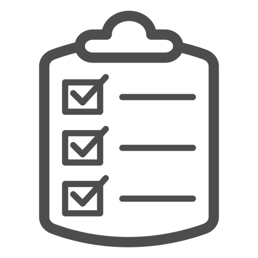 Medical Checklist Stroke Icon