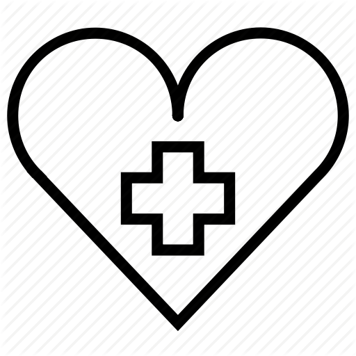 Cross, Health, Healthcare, Heart, Medical Icon