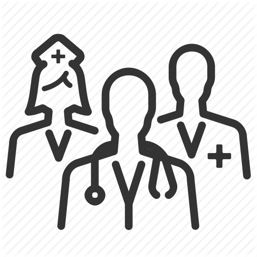 Doctor, Hospital, Medical, Nurse, Staff, Team Icon