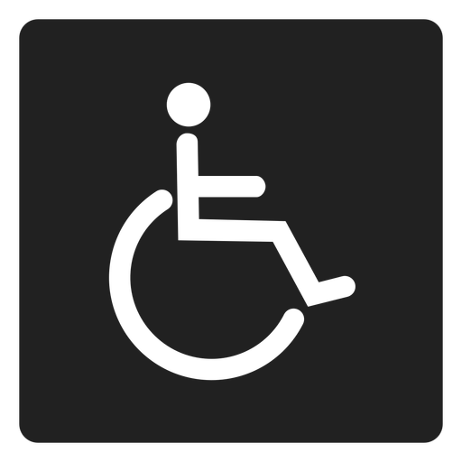 Person With Disability Square Icon