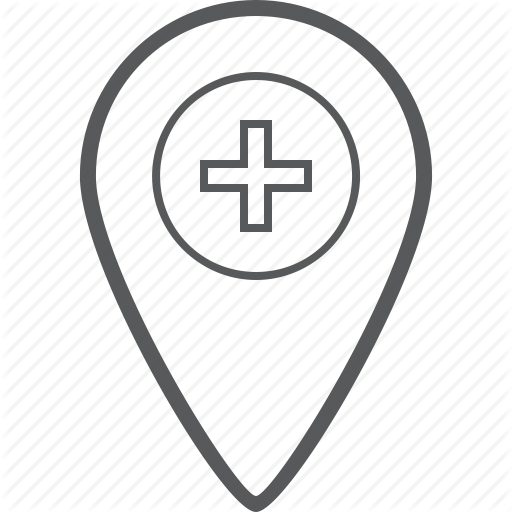 Direction, Hospital, Location, Location Pin, Medicare, Navigation