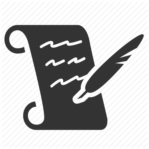 Document, Letter, Medieval, Middle Ages, Paper, Quill, Sign Icon