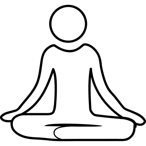Meditation Yoga Posture Png Icon