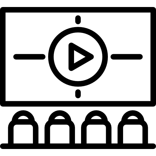 Audience, Meeting, Staff Meeting, Cinema, Interface, Viewing Room Icon