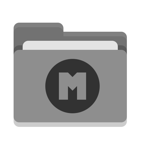 Folder, Grey, Mega Icon Free Of Papirus Places
