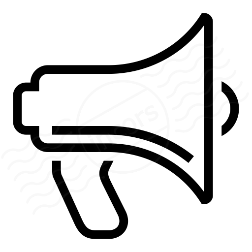 Iconexperience I Collection Megaphone Icon