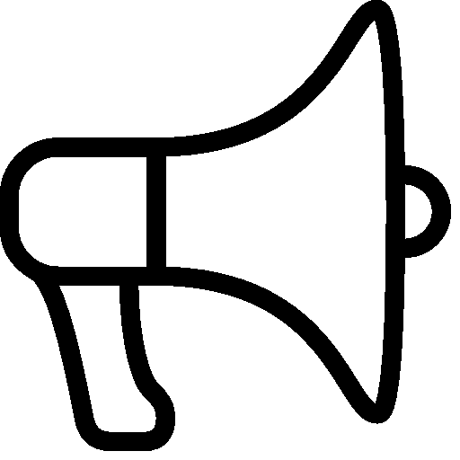 Very Basic Electric Megaphone Icon Ios Iconset