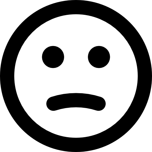 Emoticon Serious Meh Face Icons Free Download