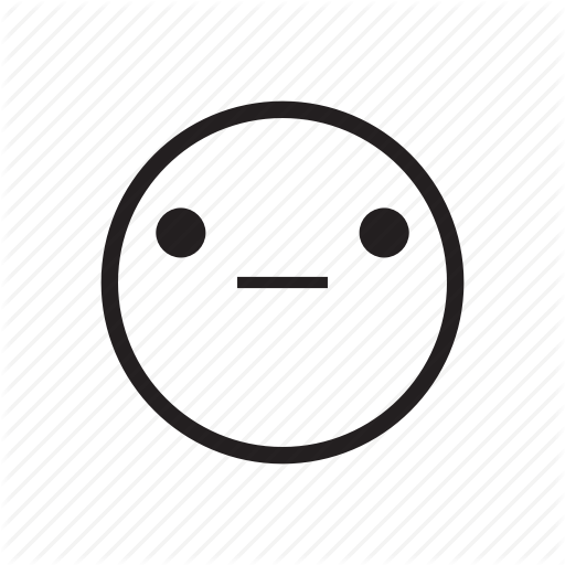 Confused, Emoji, Emoticon, Emotion, Face, Meh, Mood Icon