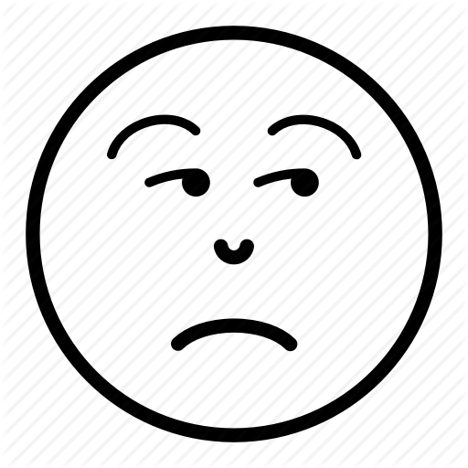 Don't Believe, Face, Meh, Negative, Smirk, Smirking Icon