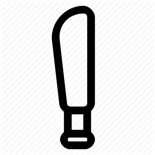 Knife, Machete, Melee, Weapon Icon