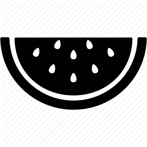 Drink, Eat, Food, Fruits, Piece, Slice, Water Melon Icon