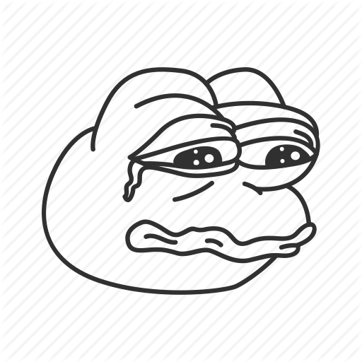 Crying, Frog, Funny, Meme, Pepe, Reaction, Sad Icon