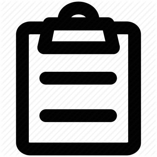 Clipboard, List, Memo, Notation, Note, Record Icon