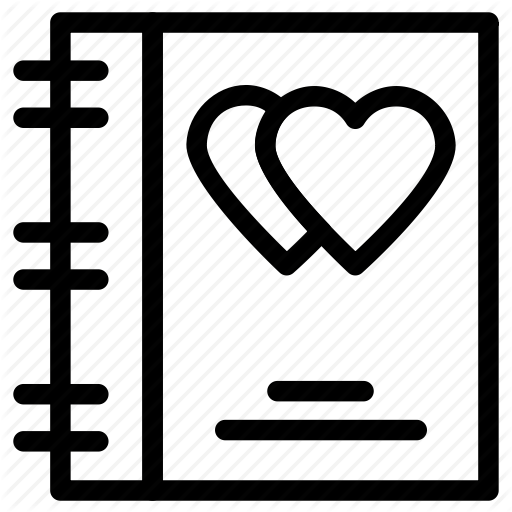 Diary, Heart Sign, Love, Love Inspirations, Memo Icon