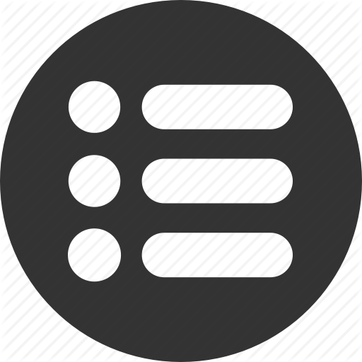 Bullet, Bullets, Items, List, Menu Icon