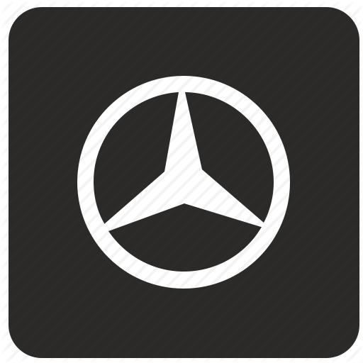 Auto, Car, Drive, Mercedes, Round, Sign, Wheel Icon