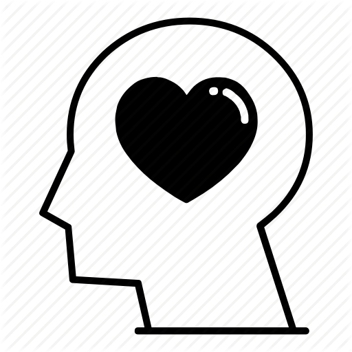 Brain, Head, Idea, Insight, Intelligence, Love, Valentines Day Icon