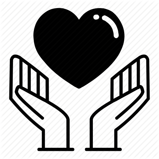 Care, Charity, Hand, Love, Loving, Mercy, Valentines Day Icon