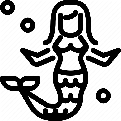 Fairy, Girl, Mermaid, Tale, Woman Icon