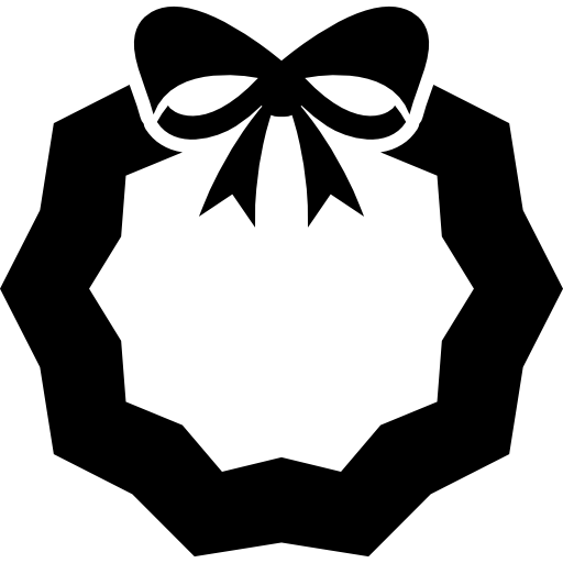 Christmas Ornament With Ribbon Icons Free Download