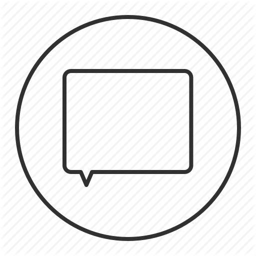 Chat, Grey, Message, Msg, Round, Transparent Icon