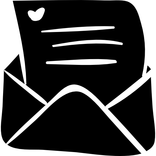 Confession, Letter, Heart, Message Icon