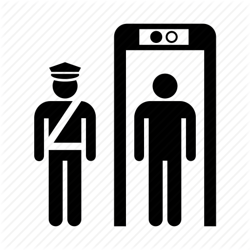 Check, Control, Guard, Metal Detector, Point, Security, Travel Icon