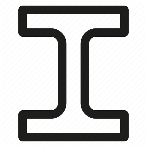 Bar, I Beam, Metal, Steel Icon