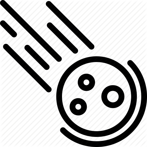 Comet, Meteor, Science Icon