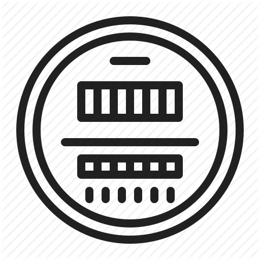 Electric, Electrical, Energy, Meter Icon