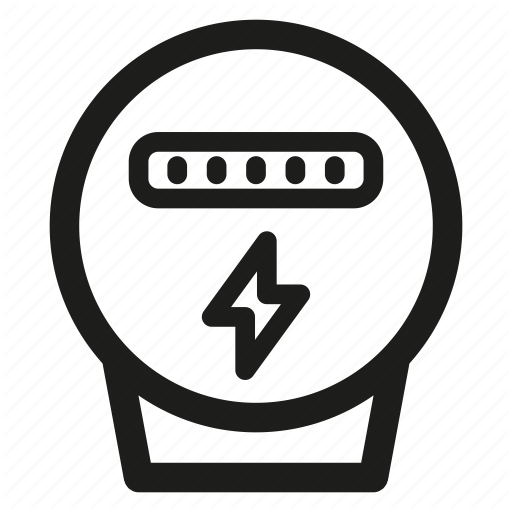 Electricity, Meter Icon