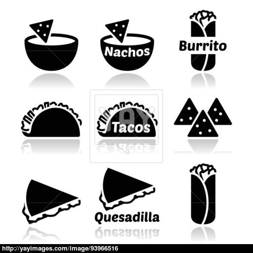 Mexican Food Icons