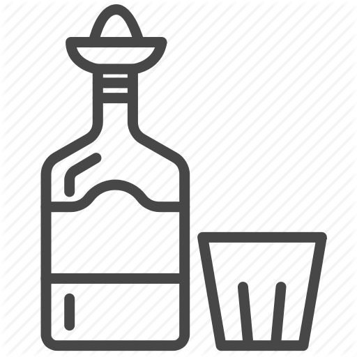 Alcohol, Cinco De Mayo, Drinks, Liquor, Mexican, Mex Tequila Icon