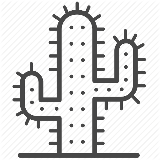 Cactus, Desert, Mexican, Mex Plant Icon