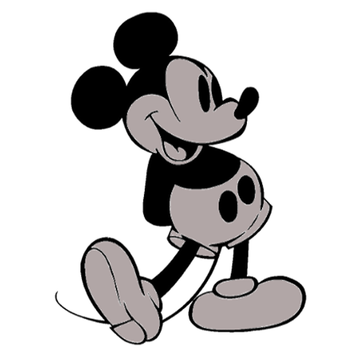 Mickey Mouse Black And White