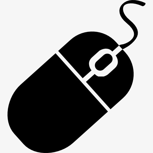 Mouse Icon Clipart Great Free Clipart, Silhouette, Coloring