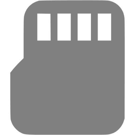 Gray Micro Sd Icon