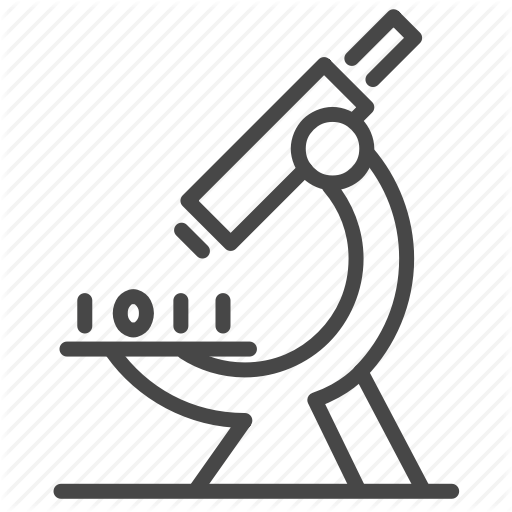 Data, Focus, Lab, Micro, Microscope, Science, Scope Icon