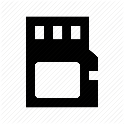 Memory Card, Memory Chip, Micro Sd Card, Sd Card, Sd Memory Card Icon