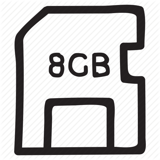 Card, Data, Flash, Memory, Micro, Sd, Storage Icon