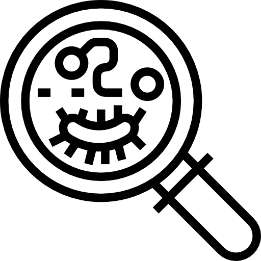 Bacteria, Education, Medical, Biology, Virus, Science Icon