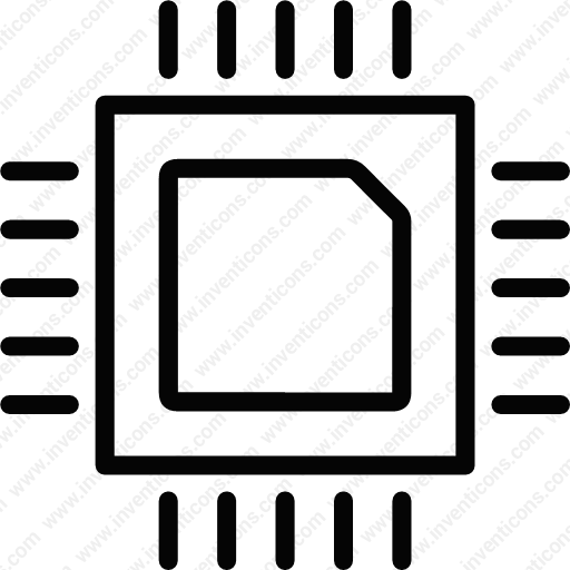 Download Chip,cpu,microchip,processor Icon Inventicons