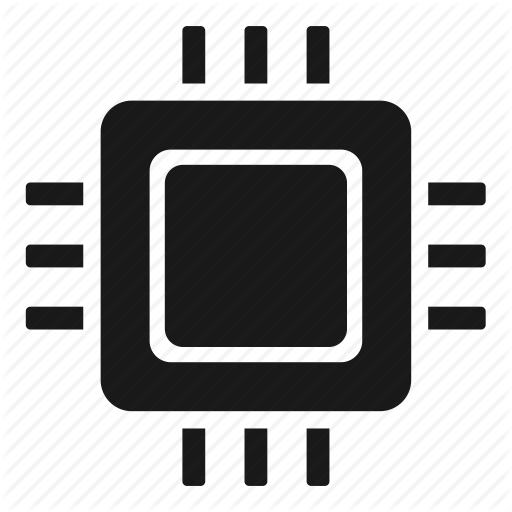 Cpu, Hardware, Microprocessor, Processor Icon