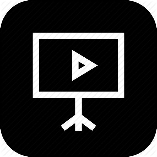 Media, Multimedia, Play, Projector, Screen Icon