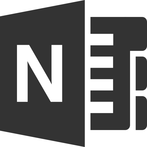 One Note Office Application, Uno, Nota, Oficina Icon Free