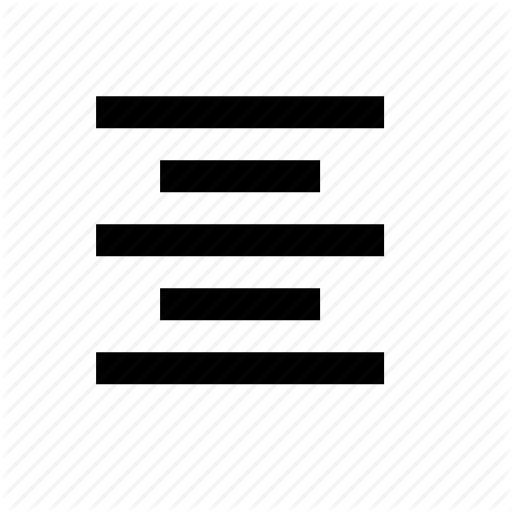 Center Alignment Microsoft Word Icon