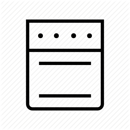 Domestic, Kitchen, Microwave, Oven Icon